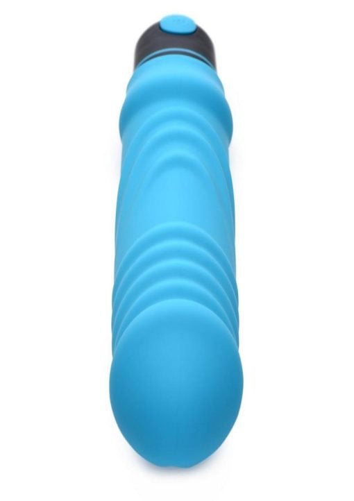 Bang! XL Bullet And Ribbed Silicone Sleeve Set - Blue - Image 3