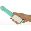 Pillow Talk Feisty Silicone Thrusting and Vibrating Massager - Teal - Image 4