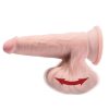 King Cock Triple Density Cock with Swinging Balls 9in - Vanilla