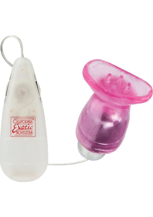 Classic Pussy Pleaser Clit Arouser with Bullet and Wired Remote Control - Pink