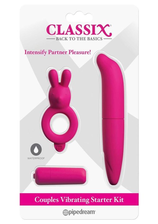 Classix Couples Vibrating Starter Kit - Pink - Image 2