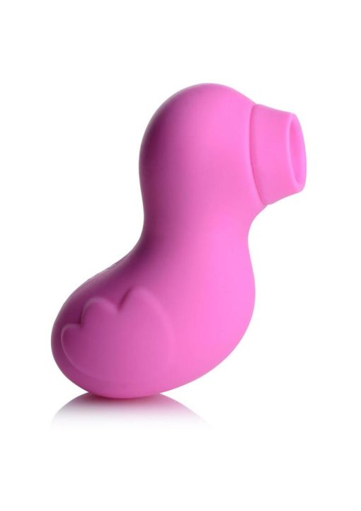 Inmi Shegasm Sucky Ducky Silicone Rechargeable Clitoral Stimulator - Pink - Image 3