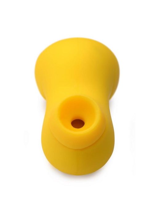 Inmi Shegasm Sucky Ducky Silicone Rechargeable Clitoral Stimulator - Yellow - Image 3