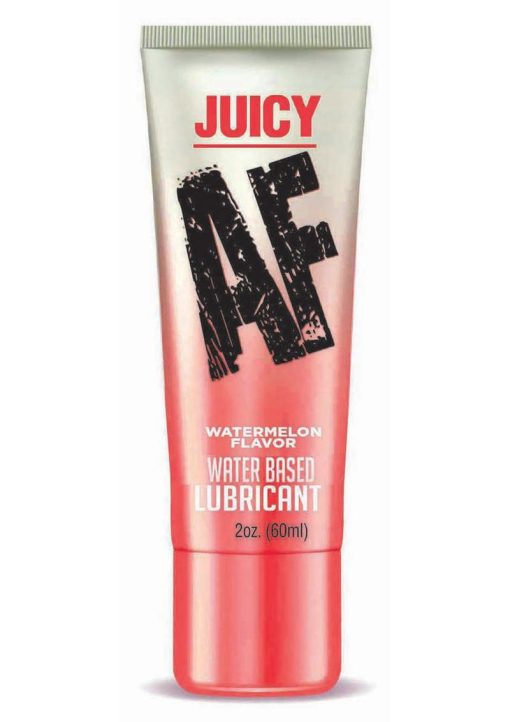 Juicy AF Water Based Flavored Lubricant Watermelon 2oz.