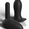 Hookup Panties Silicone Rechargeable Princess Panty With Remote Control- XL/2XL - Black - Image 3