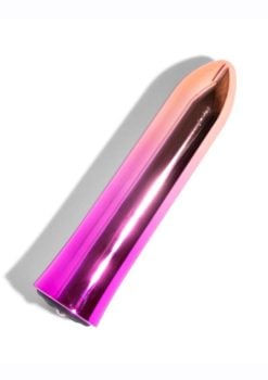 Nu Sensuelle Aluminium Point Rechargeable Warming Bullet - Rainbow