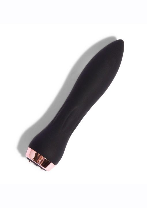 Nu Sensuelle 60SX AMP Silicone Rechargeable Bullet - Black/Rose Gold - Image 3