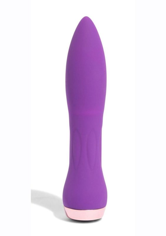 Nu Sensuelle 60SX AMP Silicone Rechargeable Bullet - Purple/Rose Gold