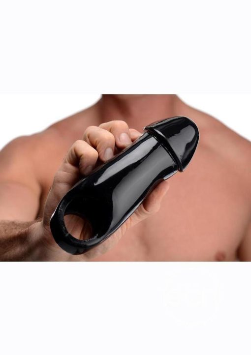 Master Series Fat Dick Penis Enhancer Sleeve - Black - Image 3