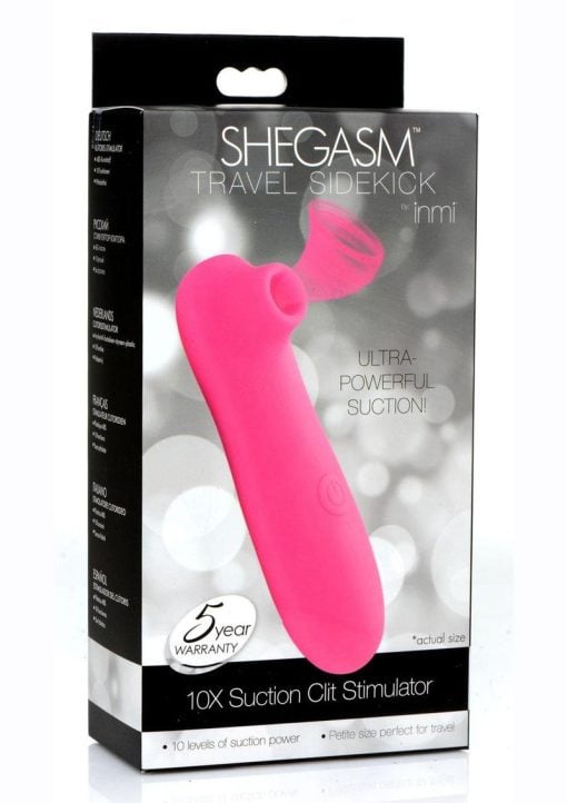 Inmi Shegasm 10X Suction Clit Stimulator - Pink - Image 2