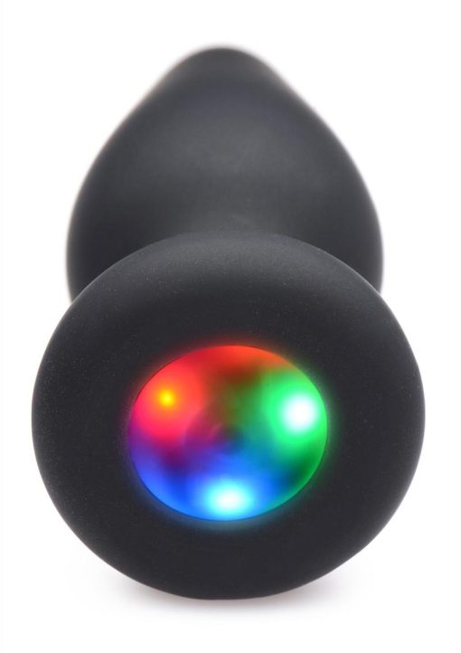 Booty Sparks Silicone Light-Up Anal Plug - Medium - Image 3