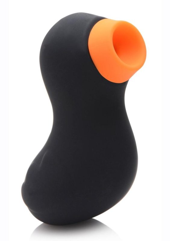 Inmi Shegasm Sucky Ducky Silicone Rechargeable Clitoral Stimulator - Black