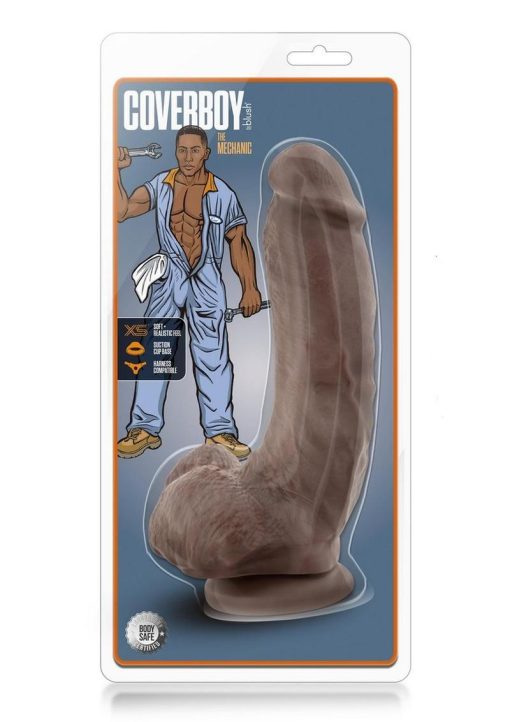 Loverboy The Mechanic Dildo 9in - Chocolate - Image 2