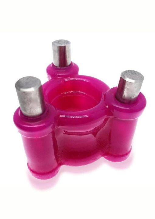 Oxballs Heavy Squeeze Ballstretcher with Stainless Steel Weights - Hot Pink