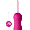Lush Carina Rechargeable Silicone Vibrating Egg - Velvet Fuchsia - Image 4