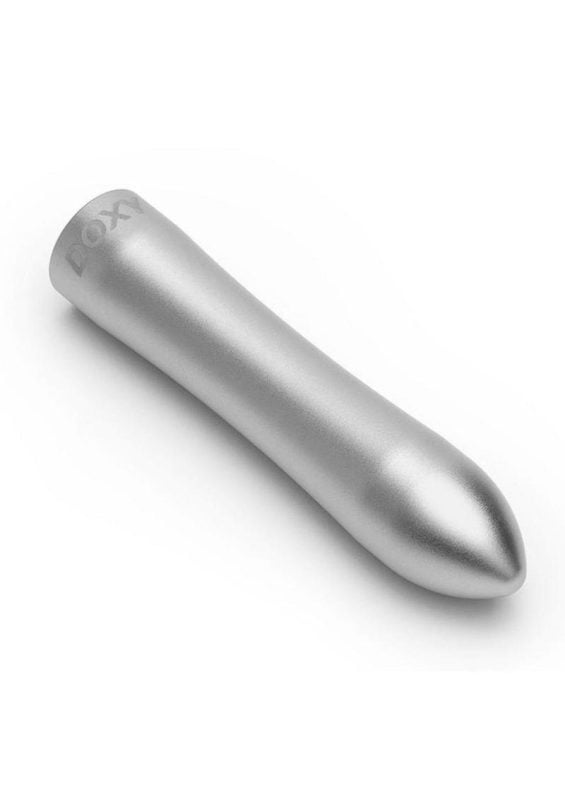 Doxy Bullet Rechargeable Aluminum Vibrator - Silver