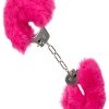 Ultra Fluffy Furry Cuffs - Pink - Image 3