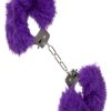 Ultra Fluffy Furry Cuffs - Purple - Image 3