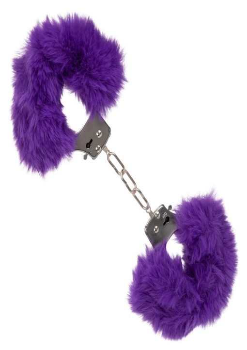 Ultra Fluffy Furry Cuffs - Purple - Image 3