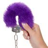 Ultra Fluffy Furry Cuffs - Purple - Image 4