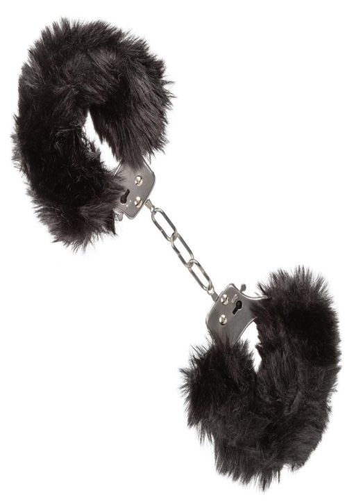 Ultra Fluffy Furry Cuffs - Black - Image 3