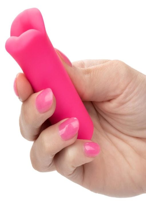 Kyst Lips Rechargeable Silicone Bullet Vibrator - Pink - Image 4