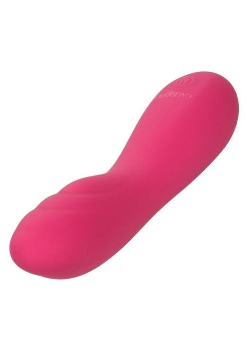 Liquid Silicone Pixies Ripple Rechargeable Vibrator - Pink - Image 3