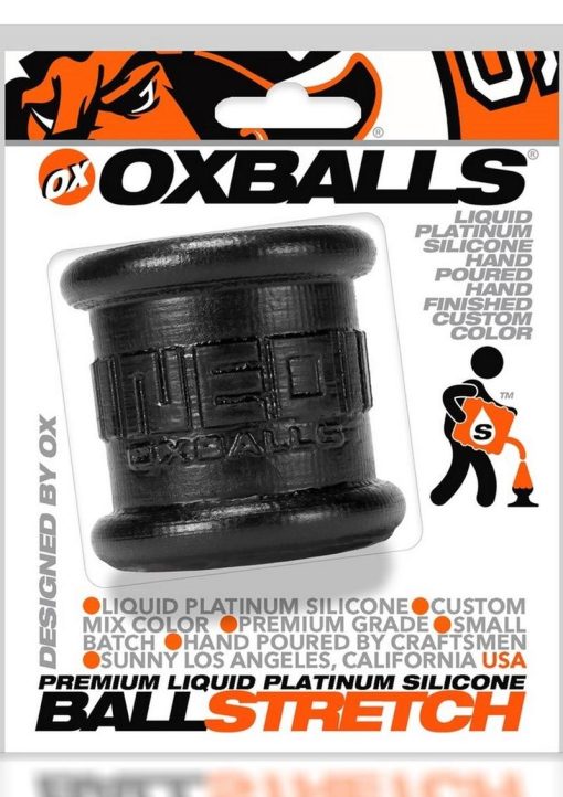 Neo Tall Silicone Ballstretcher - Large - Black - Image 2