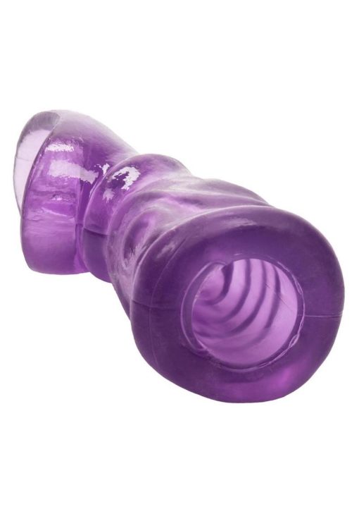 PUSSY PLEASER CLIT CLIMAXER EITH REMOVABLE BULLET PURPLE - Image 4