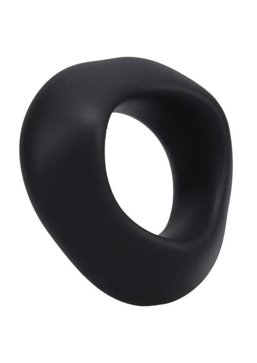 Rock Solid The Master Ring Silicone Cock Ring - Black - Image 3