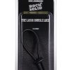 Rock Solid Lasso Double Lock Adjustable Silicone Cock Ring - Black - Image 2