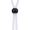 Rock Solid The Lasso Single Lock Adjustable Silicone Cock Tie - White