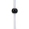 Rock Solid The Lasso Single Lock Adjustable Silicone Cock Ring - White - Image 4