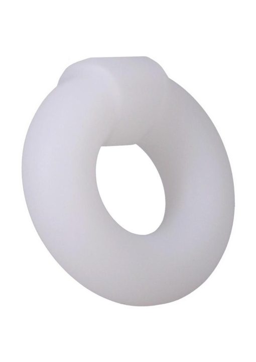 Rock Solid The Mega Ring Silicone Cock Ring - White - Image 3