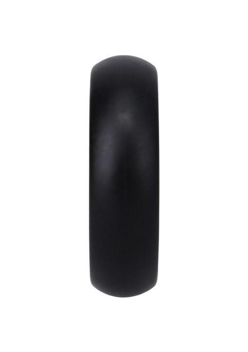 Rock Solid The Silicone Collar Cock Ring - Large - Black - Image 4