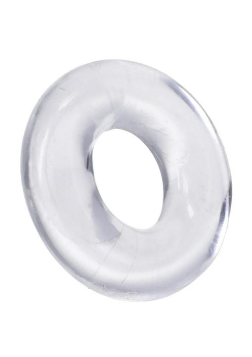 Rock Solid The 3X Donut Cock Ring - Clear - Image 3