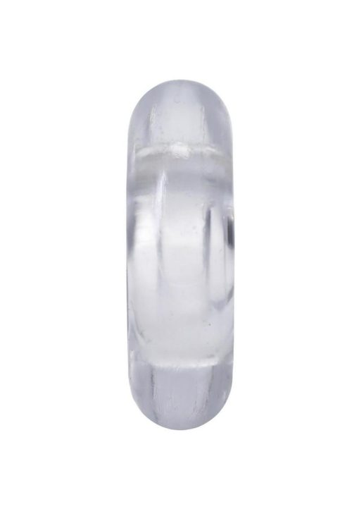 Rock Solid The 3X Donut Cock Ring - Clear - Image 4