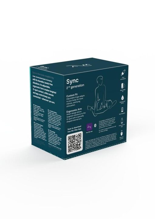 We-Vibe Sync Rechargeable Silicone Couples Vibrator with Remote Control - Green Velvet - Image 4