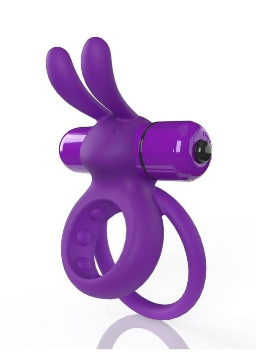 Screaming O 4B Ohare Vibrating Cock Ring - Grape - Image 3