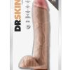 Dr. Skin Silver Collection Mr. Savage Dildo with Balls and Suction Cup 11.5in - Vanilla