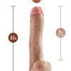Dr. Skin Silver Collection Mr. Savage Dildo with Balls and Suction Cup 11.5in - Vanilla - Image 3