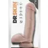 Dr. Skin Silver Collection Mr. Mark Dildo with Balls and Suction Cup 7in - Vanilla