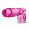 B Yours Plus Big N` Bulky Realistic Dildo with Suction Cup - Pink - Image 3