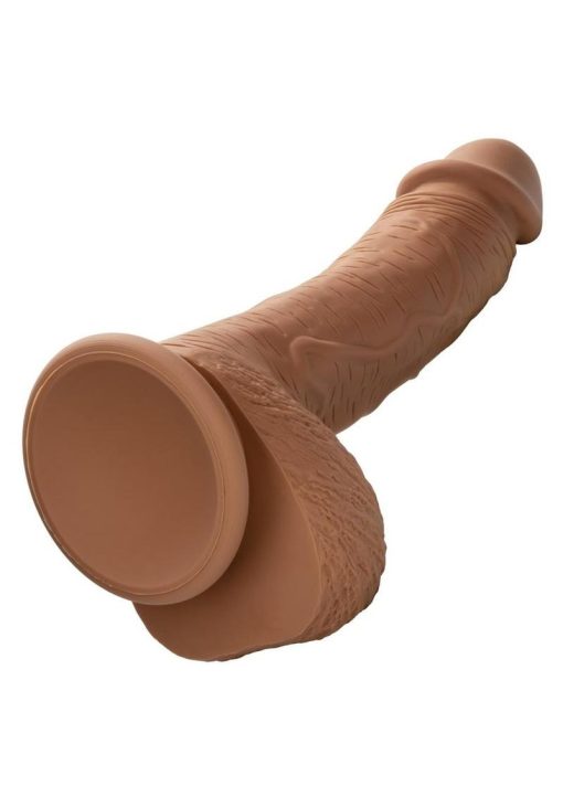 Silicone Studs Dual Density with Suction Cup Base 6.25in - Chocolate - Image 3
