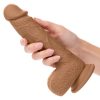 Silicone Studs Dual Density with Suction Cup Base 6.25in - Chocolate - Image 4