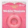 Naughty Bits Dickin` Donuts Silicone Donut Cock Ring - Pink