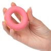 Naughty Bits Dickin` Donuts Silicone Donut Cock Ring - Pink - Image 4