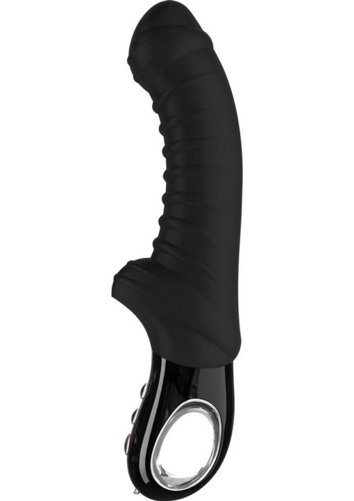 Tiger Silicone Vibrator - Black - Image 3