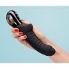 Tiger Silicone Vibrator - Black - Image 4