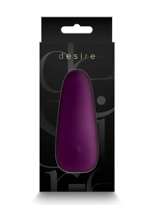 Desire Kama Rechargeable Silicone Vibrator - Purple - Image 4